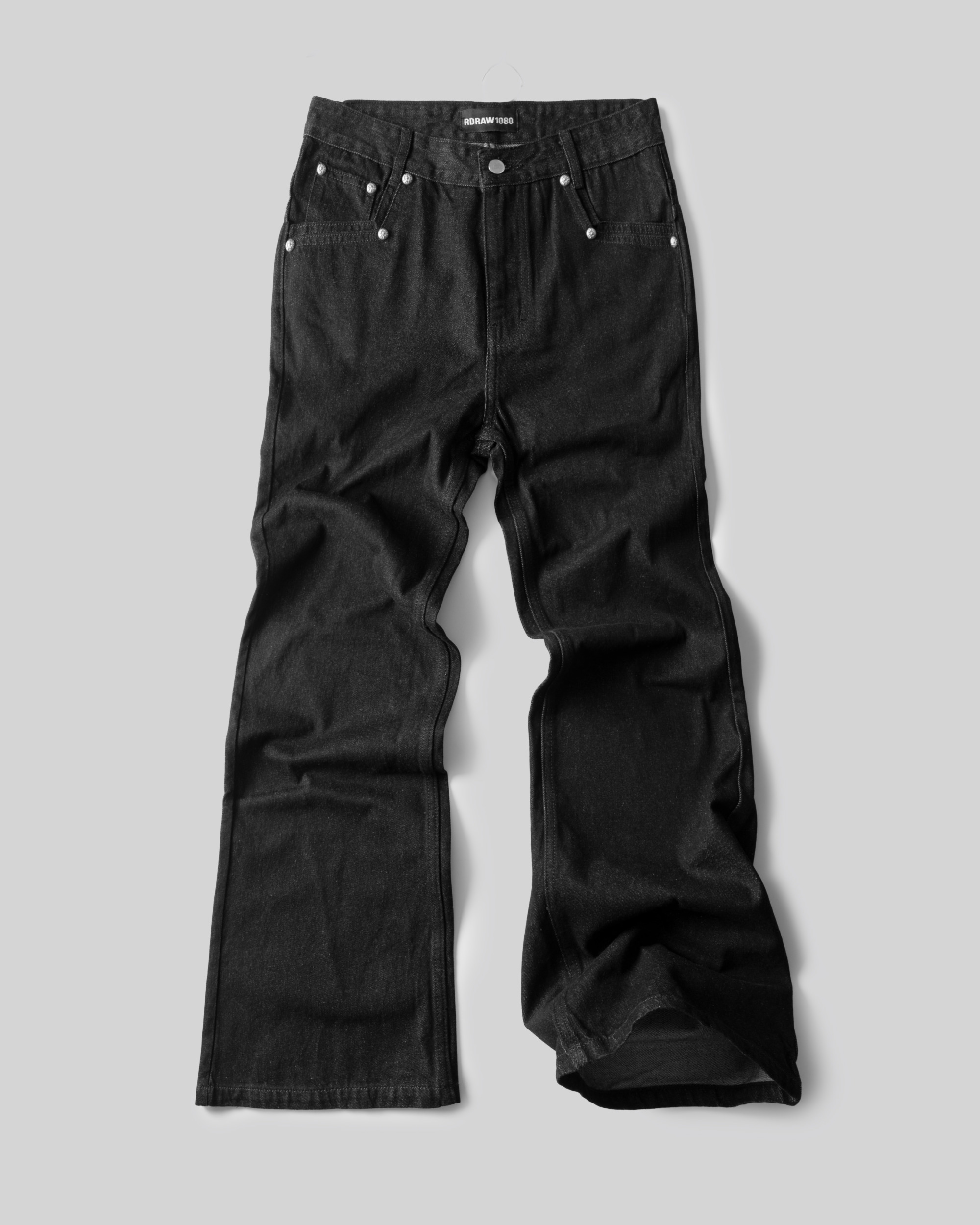 RDW FLARED RAW DENIM PANTS