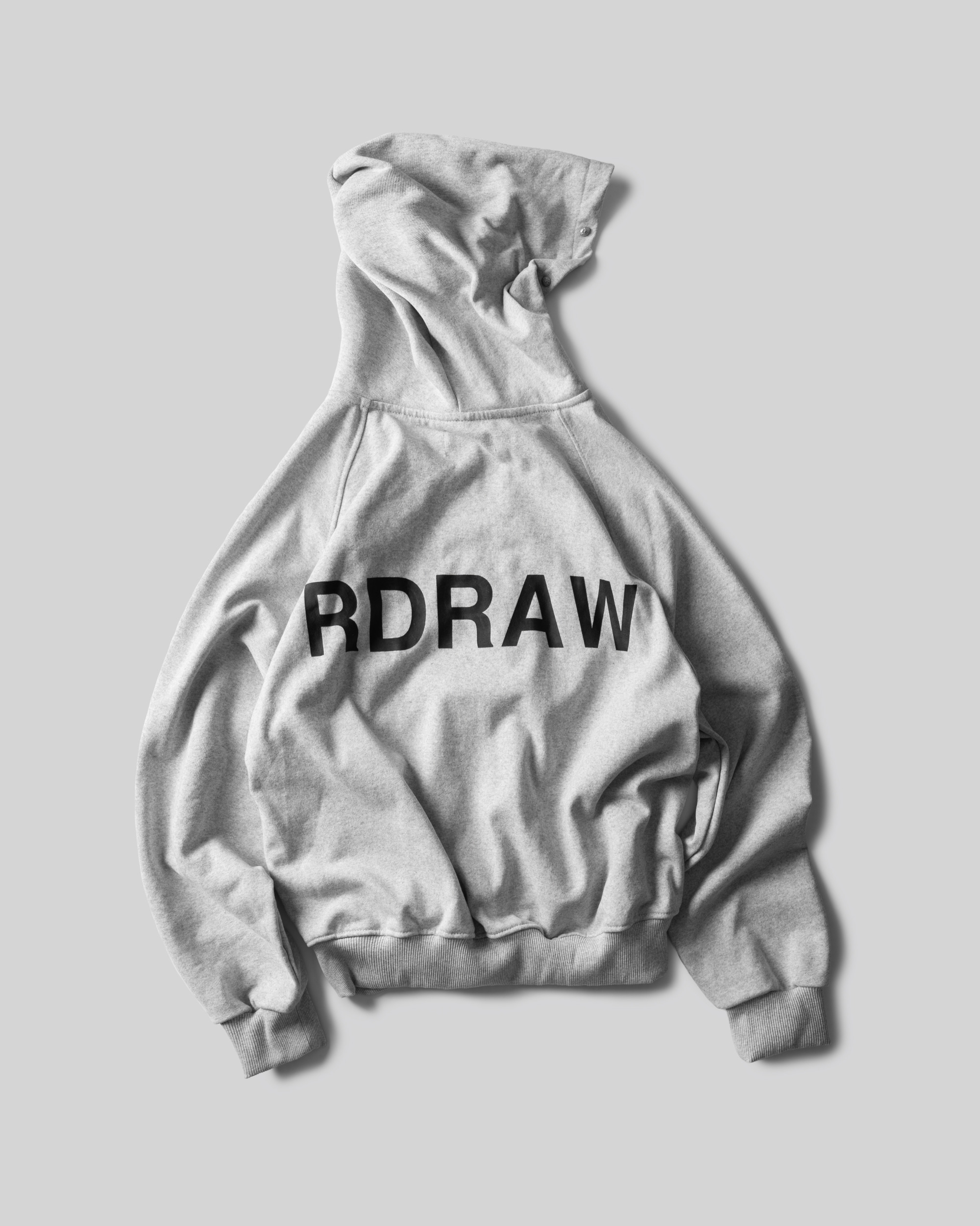 RDW RIVET RAGLAN ZIP HOODIE
