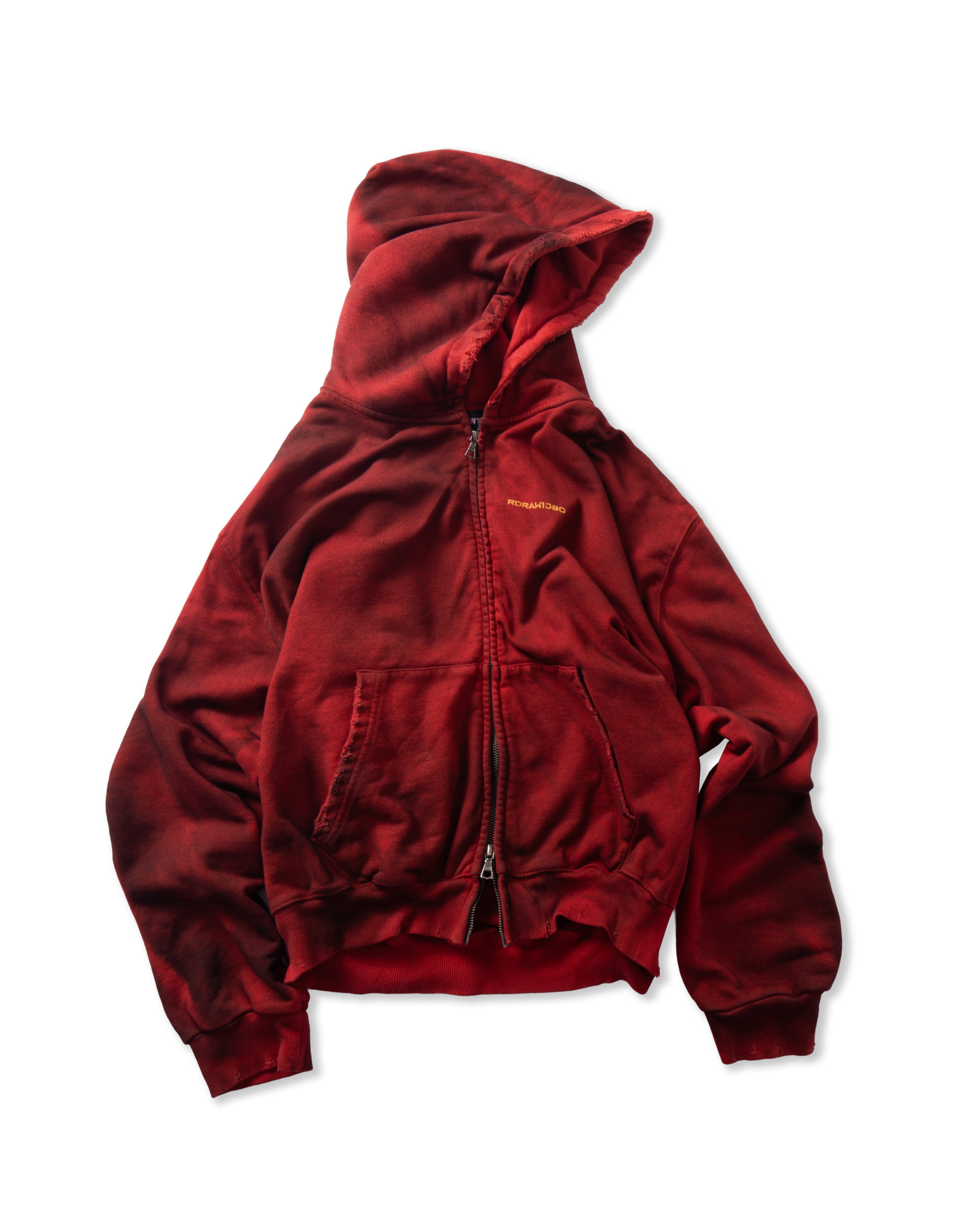 RDW BIG LOGO DIRT ZIP HOODIE