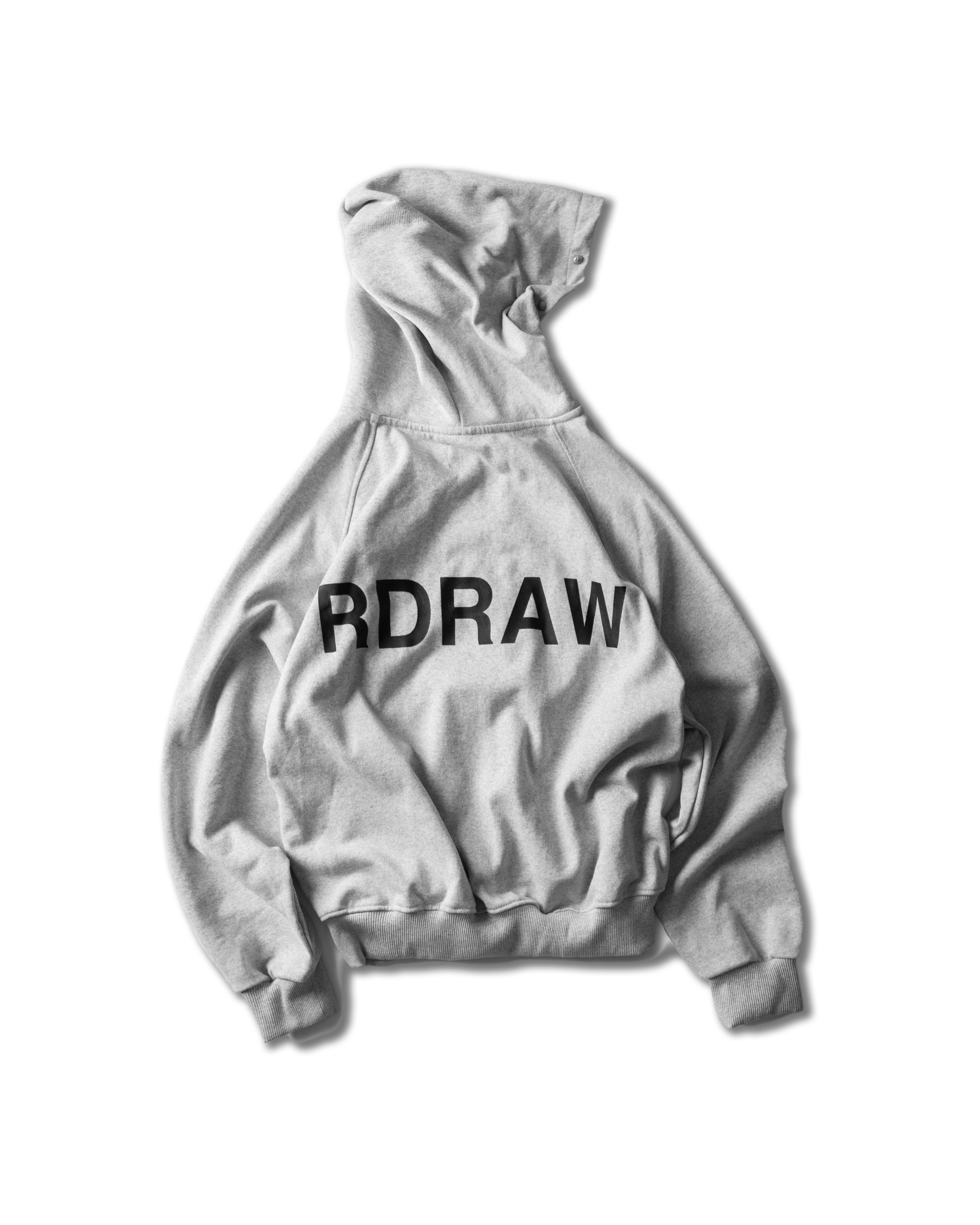 RDW RIVET RAGLAN ZIP HOODIE