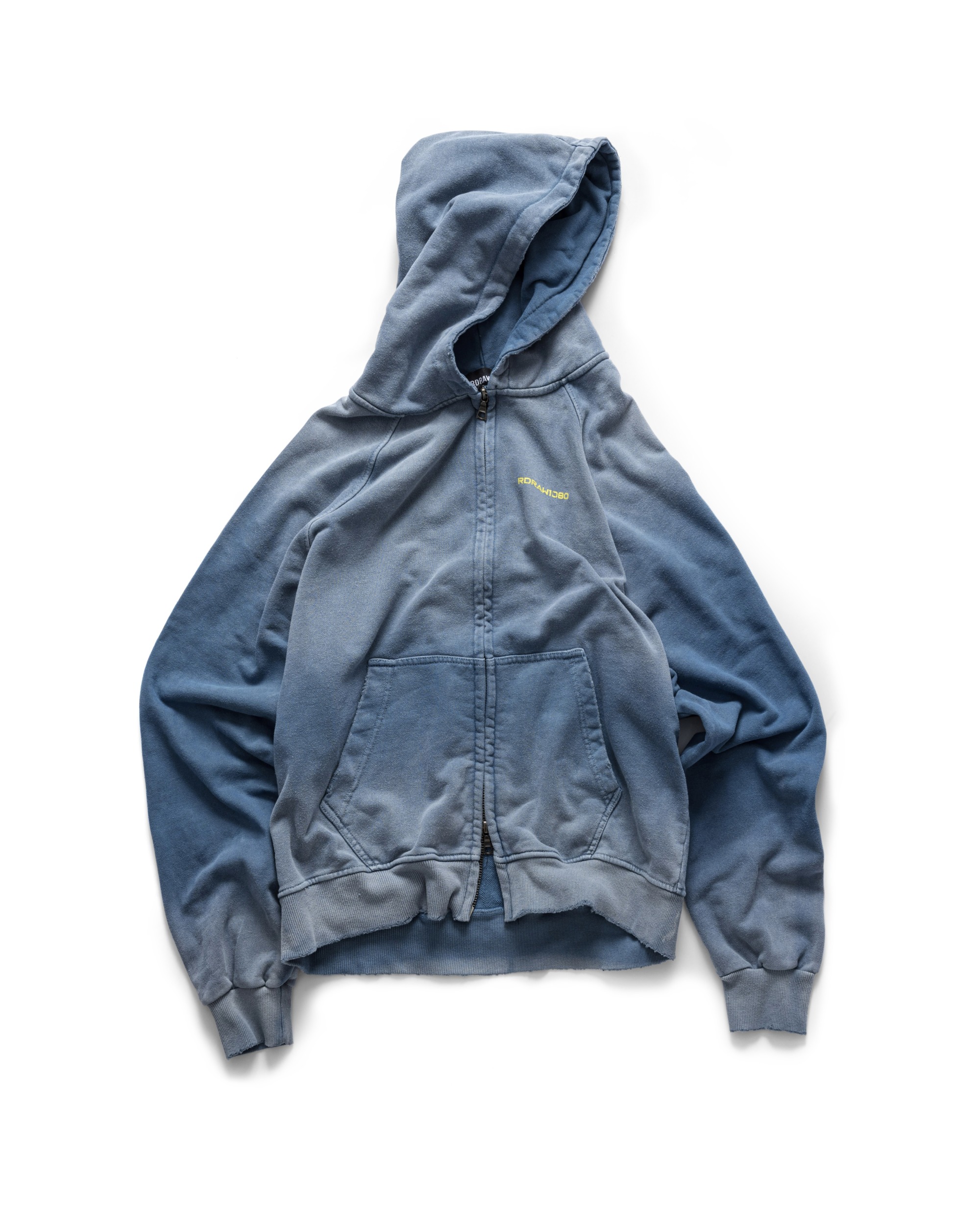RDW SUNFADED RAGLAN ZIP HOODIE