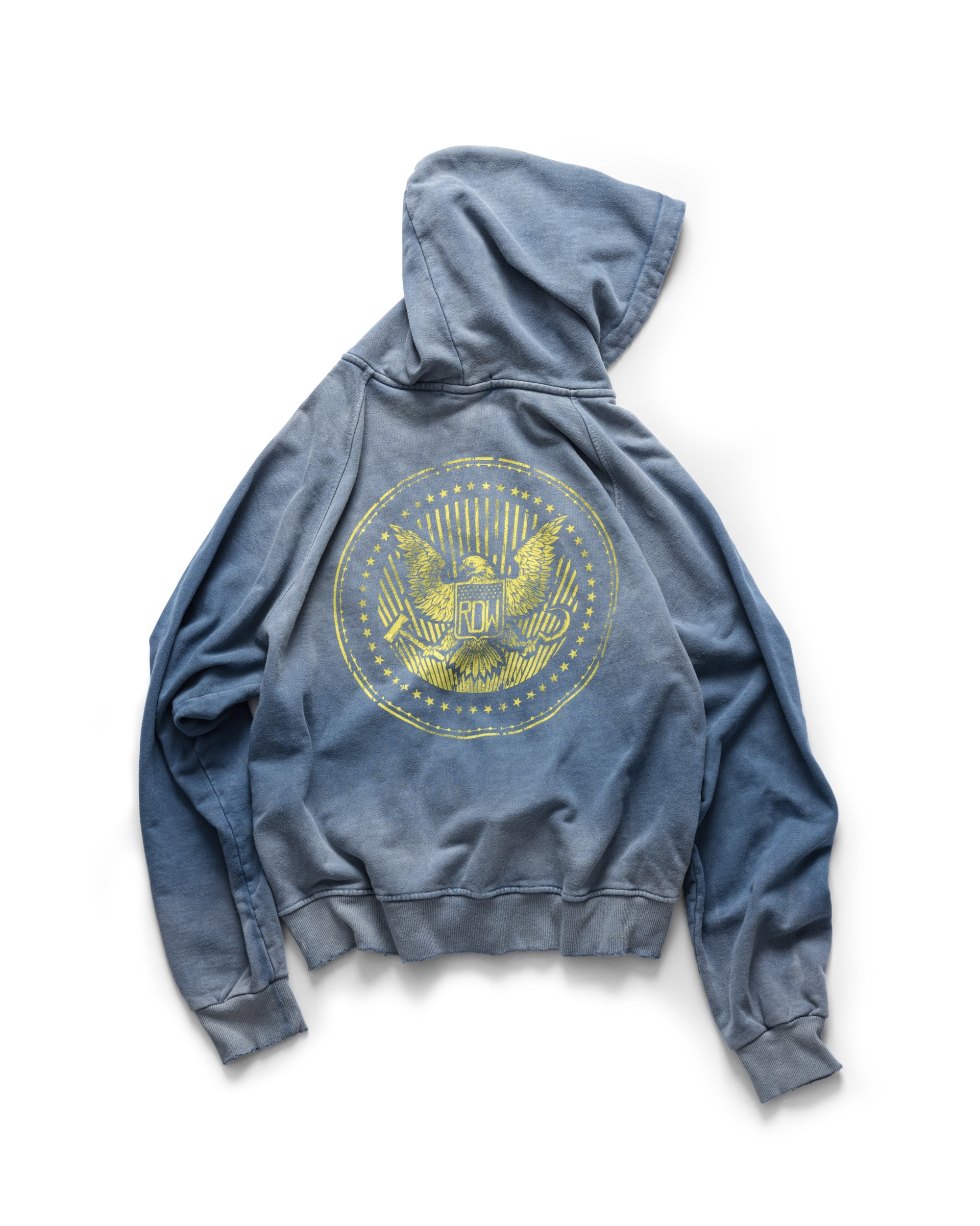RDW SUNFADED RAGLAN ZIP HOODIE
